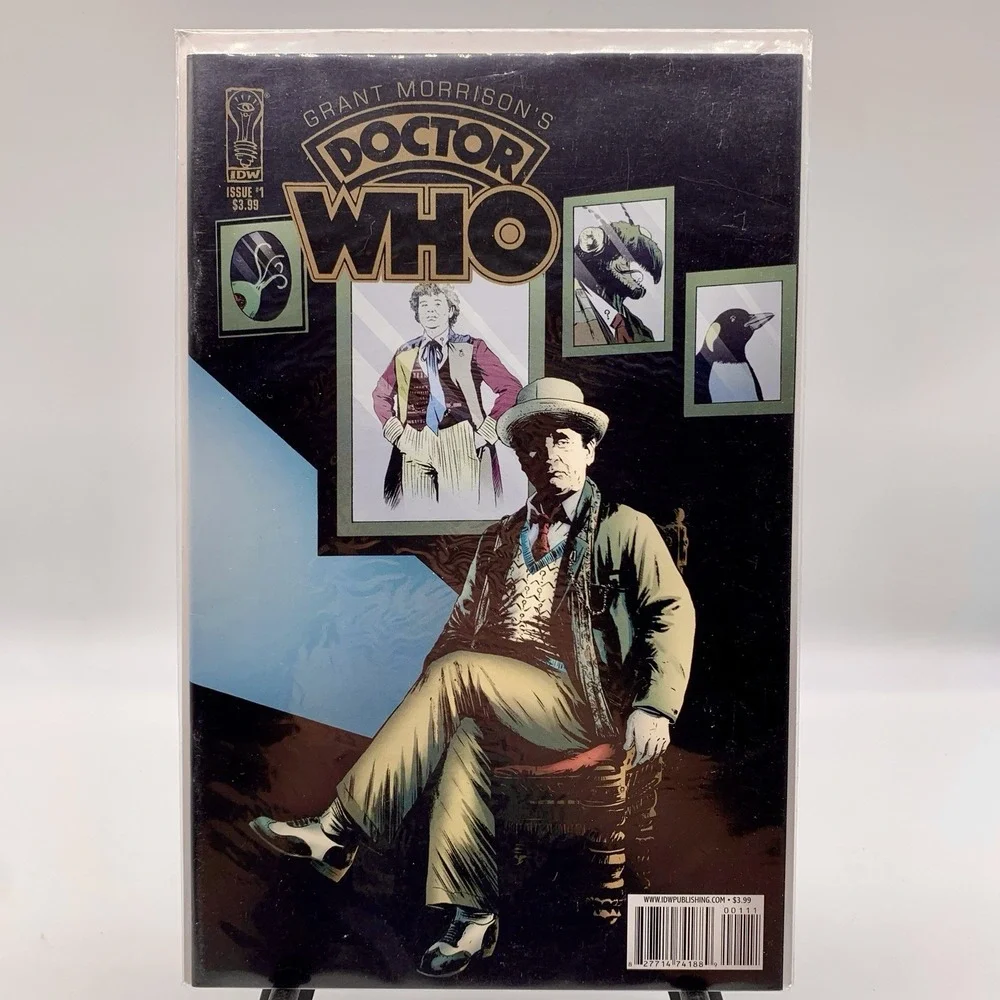 Grant Morrison's Doctor‎ Who #1 IDW Publishing 2008 Bagged And Boarded